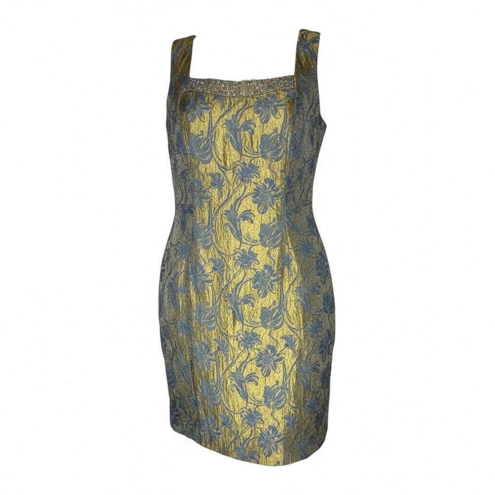 Coldwater Creek Sheath Dress Jacquard Embellished - Picture 11 of 11